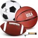 thumbnail image 1 of Set de pelotas deportivas Sratte Soccer Basketball con bomba, 1 of 7
