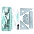 thumbnail image 6 of Plastic Compass Set With Rulers Protractors for Technical Sketching Geometry, 6 of 11