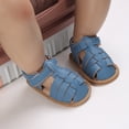 thumbnail image 3 of FDDMis Baby Shoes Boys Size 4 Shoes School Shoes for Boys Walking Shoes Baby Black Toddler Girl Shoes Girls Shoes Size 9 Little Girls Black Shoes, Blue 12-18 Months, 3 of 9