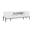 thumbnail image 4 of MAYEERTY Modern TV Stand, 71" Entertainment Center, Storage Cabinet with Adjustable Shelves, White, 4 of 7