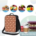 thumbnail image 4 of Honeii Cute Poodle Dog Print Insulated Lunch Bag, Reusable Lunch Box for Adult, Leakproof Cooler Bag for Work Office Travel Picnic, 4 of 7
