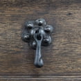 thumbnail image 4 of Artesano Home Decor - Handmade Solid Reclaimed Barn Wood & Wrought Iron Hardware Buffet & Sideboard Ideal for Home, Living Room and Bar or Restaurant (Brown) - Rustic Style 01 - 39" Width, 4 of 11