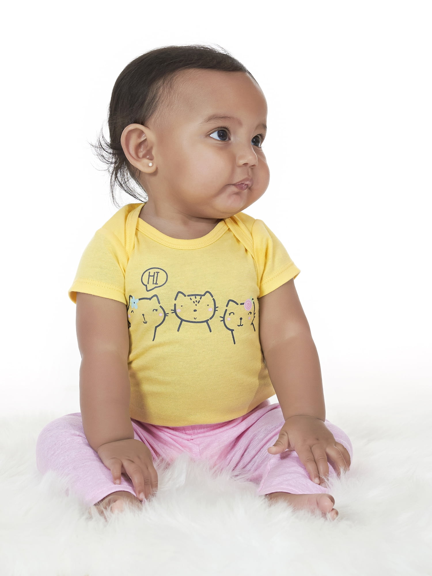 Buy Onesies Brand Baby Girl Pants, 4Pack (Newborn12 Months) Online at Lowest Price in Ubuy