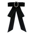 thumbnail image 4 of BLESIYA Womens Bow Tie Fashion Neck Tie Jewelry for Cosplay Banquet Ornament Velvet Black, 4 of 8