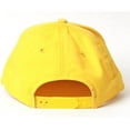 thumbnail image 2 of Solid Plain Style Flatbill Snapback Hat Cap, 2 of 2