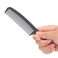 thumbnail image 4 of Juego de 12 peines negros de moda para peluquería, corte de pelo, barbería y estilismo., 4 of 14