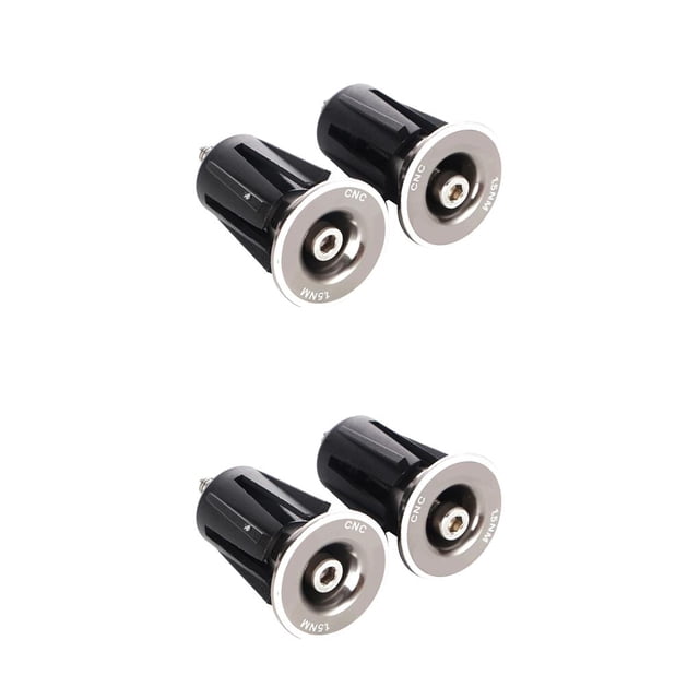 Yuarrent Tapones de extremo de barra ligeros para bicicleta, 2 uds., empuñadura de aluminio para bicicleta de carretera, tapas de manillar firmes Type6 NO6 Yuarrent CBP100749