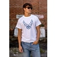 thumbnail image 5 of US Air Force Symbol Official USAF Men's Graphic T Shirt Tees Brisco Brands M, 5 of 6