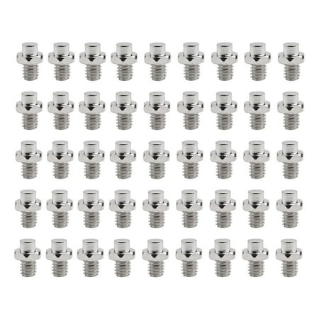 

Fule 50pcs Bicycle Replacement Pedal Pins Non-slip With Wrench Bike M4 Pedal Bolts