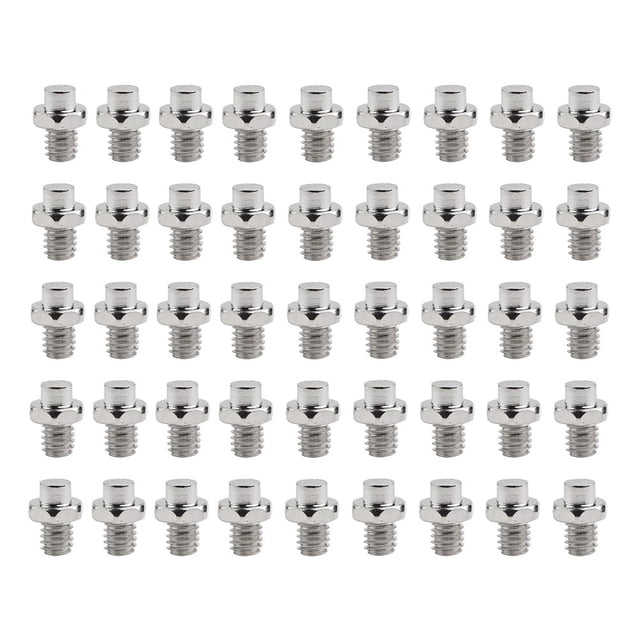 50pcs Bicycle Replacement Pedal Pins Non-slip With Wrench Bike M4 Pedal Bolts