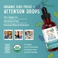 thumbnail image 2 of MaryRuth's Kids Focus & Attention Herbal Blend Liquid Drops, USDA Organic,  Non-GMO, Unisex, 30ml, 2 of 10