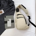 thumbnail image 3 of Bolso de pecho para mujer con correas ajustables, mochila ligera, mochila suave, 3 of 9