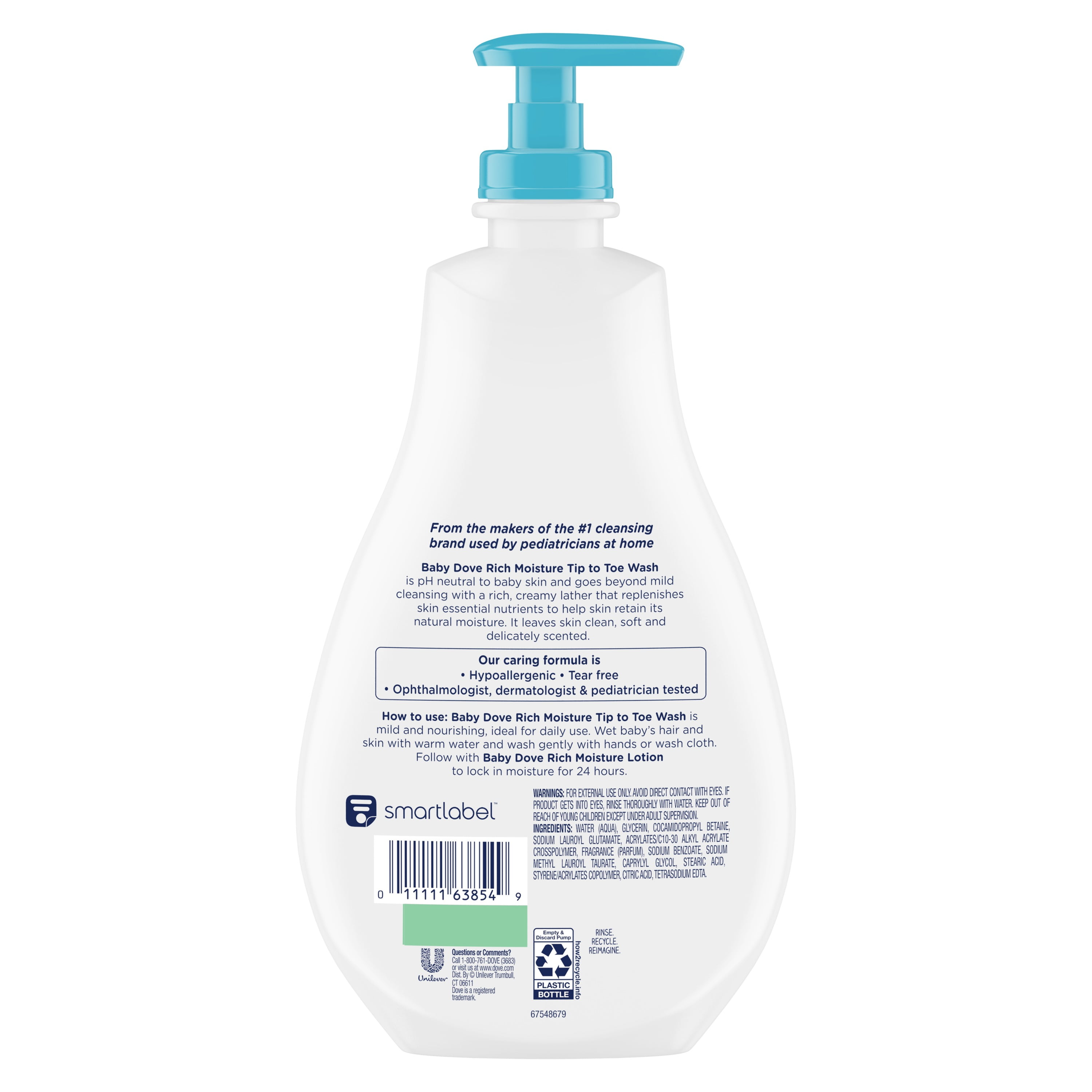 dove baby wash 20 oz