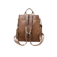 thumbnail image 4 of Bolsa Mochila de Mujer Dama Bolsa Casual Cuero Sintético Durable Bolsillos Laterales Bolso al Hombro, 4 of 5