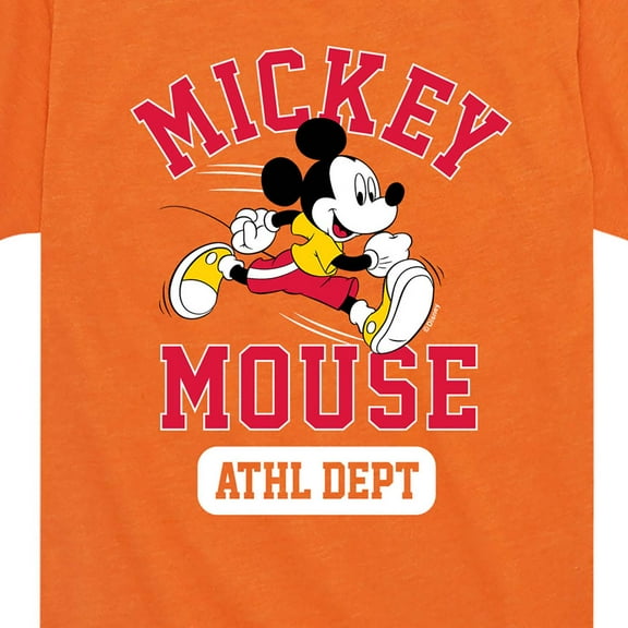 Mickey & Friends - Mickey Mouse Athletic Dept - Toddler And Youth Short Sleeve Graphic T-Shirt