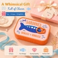 thumbnail image 2 of Sardines Travel Jewelry Case Mini Jewelry Storage Box Portable Sardine Can Jewelry Box for Rings Earrings(White), 2 of 5