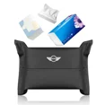 thumbnail image 4 of Caja de pañuelos de cuero Nappa para el parasol del coche, bolsa de almacenamiento para Mini Cooper JCW John Cooper Works F54 F55 F56 F60 R50 R52 R56 R57 R60 R61, 4 of 5