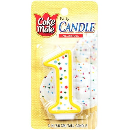 Cake Mate Numeral Candle #1