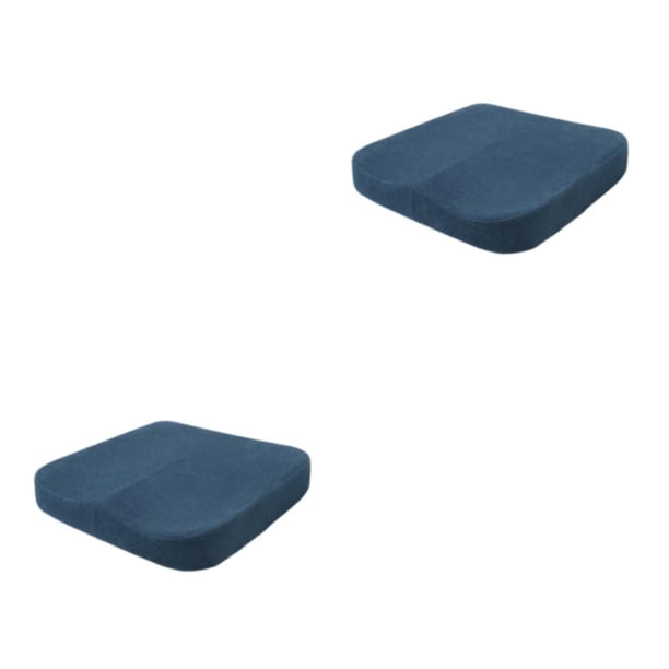 Billuyoard Almohadilla para silla de esponja con memoria inferior antideslizante - Textura y estabilidad Cómoda esponja con memoria grande Armada 40*40*6cm 2Conjunto