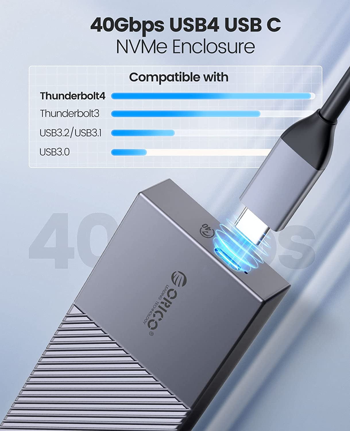 ORICO Thunderbolt3 NVME M.2 SSDケース40Ghps Amazon.co.jp: ORICO M.2 SSD 外付けケース USB4.0 NVMe ケース