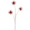 Vickerman 25" Red X'Mas Blossom Spray x 3 Spray