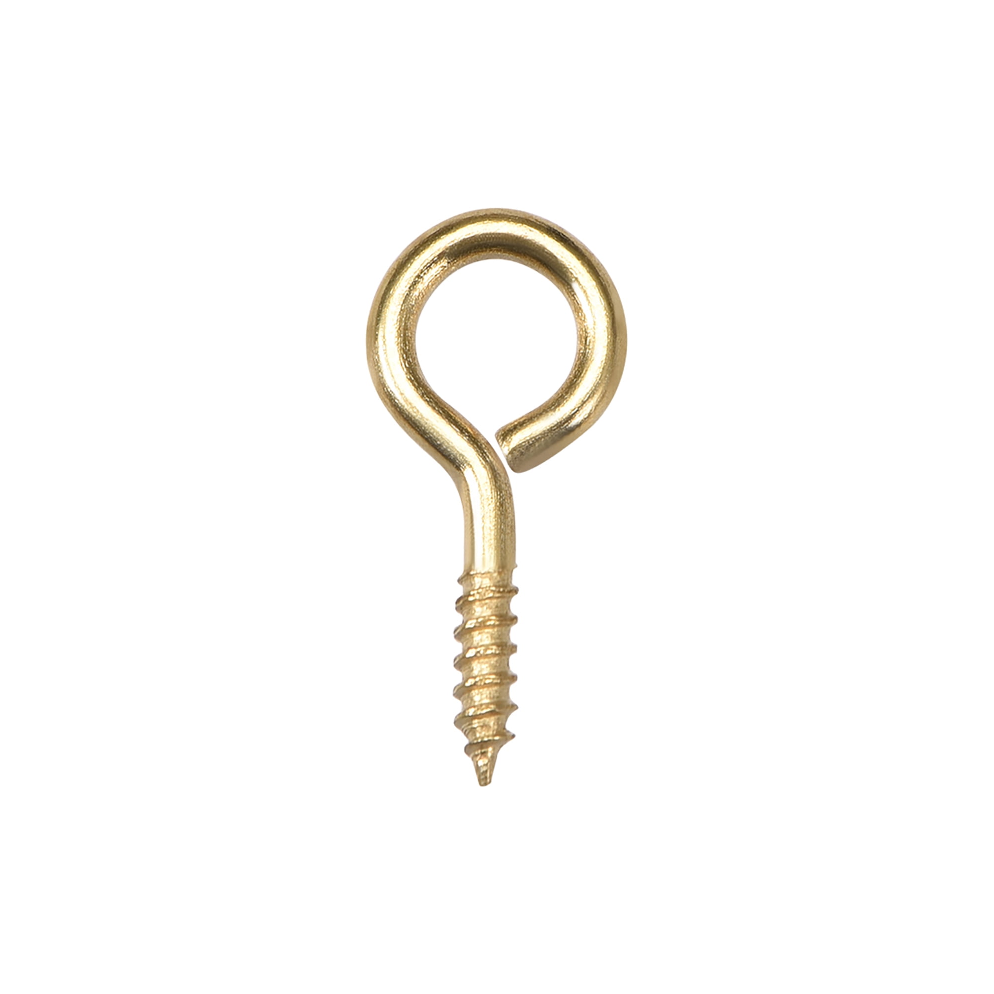 1.1" Small Screw Eye Hooks Self Tapping Screws Screwin Hanger Eye