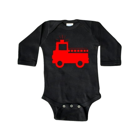 

Inktastic Red Fire Engine Gift Baby Boy or Baby Girl Long Sleeve Bodysuit