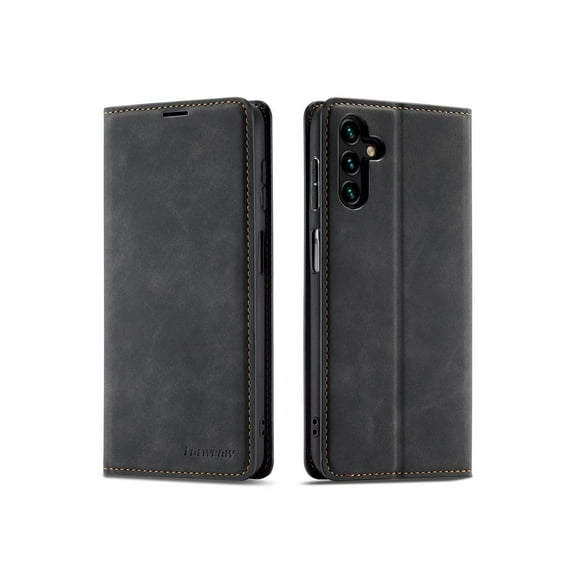 Samsung Galaxy A13 5G Case, Premium PU Leather Cover TPU Bumper with Card Holder Kickstand Hidden Magnetic Shockproof Flip Wallet Case (Not Fit for Galaxy A13 4G)