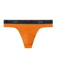 thumbnail image 3 of TANBOM Mens Sexy G String Bulge Pouch Breathable Lightweight Thong Orange XL, 3 of 9