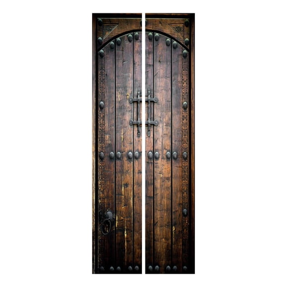 2 pegatinas autoadhesivas para puerta, impermeables, para pared estilo J