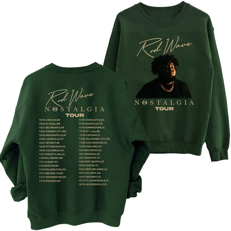 Rod Wave Hoodie New Ablum Nostalgia Hip Hop Music Hoodie Man Woman