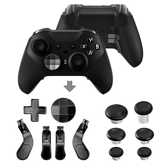 Riguas 16Pcs Controller Replacement Accessories Enhance Your Gaming Experience Handle Buttons For Xbox One Elite Controller