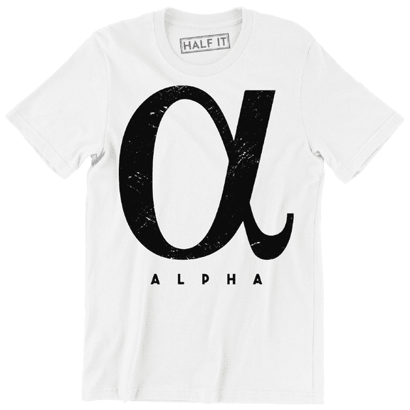Alpha A Code Word Representing The Letter A Logo Symbol Men's T-Shirt