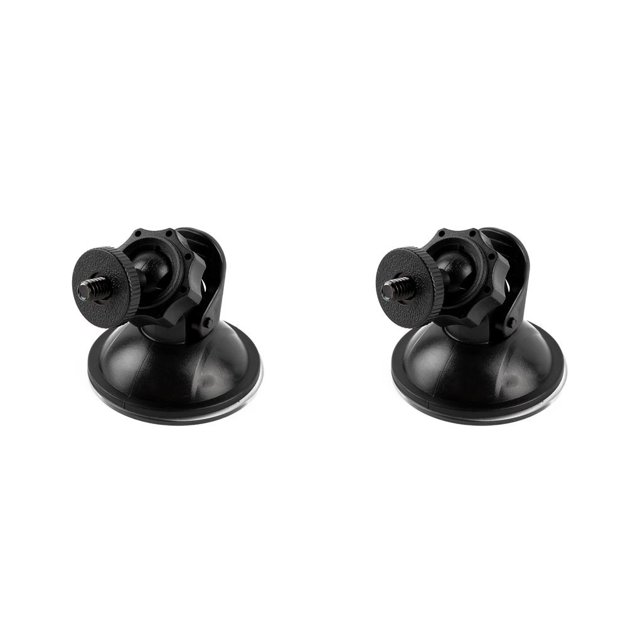 ZLight Car Windshield Camera Mount Sports Camcorder Video Recorder Suction Cup Holder 54mm Diameter Automotive Accessory Black 2Set