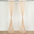 thumbnail image 2 of BalsaCircle 10 feet x 10 feet Sheer Voile Backdrop Drapes Curtains 2 Panels 5x10 feet Wedding Party Nude, 2 of 7