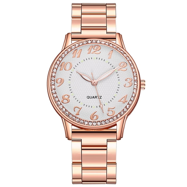 Reloj de cuarzo para mujer, relojes para mujer, reloj de cuarzo, esfera de acero inoxidable, reloj de pulsera informal, reloj de cuarzo