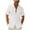 e White, variant on Men Clearance LYXSSBYX Big and Tall Mens Shirts Short Sleeves Clearance Men's Fashion Vacation Solid Color Cotton Linen Double Pocket Casual Shirts Short Sleeves