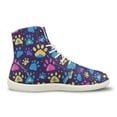 thumbnail image 5 of Psesaysky Women's Graffiti Paw Barefoot Shoes Comfortable High-Top Walking Shoes for Girls Students Size 6-13.5, 5 of 7