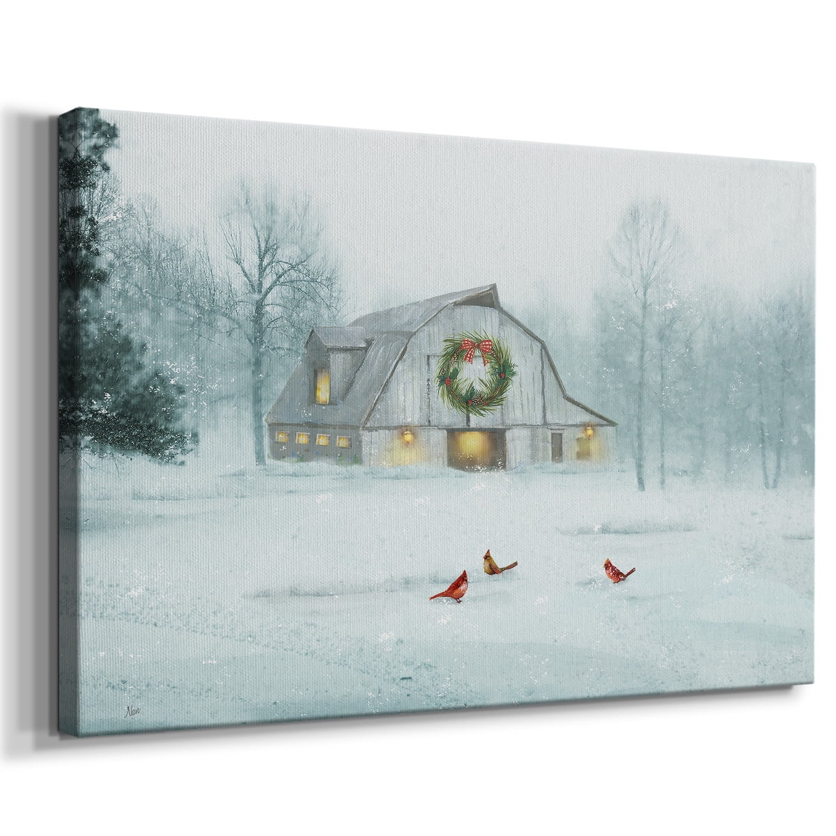 White Winter Wonderland- Gallery Wrapped Canvas