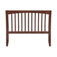 thumbnail image 6 of AFI Orleans Full Sleigh Solid Wood Slat Headboard, Walnut, 6 of 7