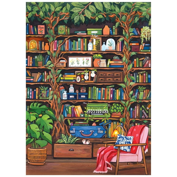 RoseArt - Lieux favoris 1000 pièces - HH étagère - Puzzle emboîtable pour adulte