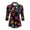 Colourful Dog Paw, variant on Aplkyhs Women Sport Cloth Golf Tennis Shirts Leopard Dog Paw Soft and Comfortable with Collar Shirt Fit Plain 3/4 Sleeve Golf Shirts for Autumn Outdoor Sports