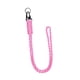 thumbnail image 5 of Cordón de paracord para el cuello, mosquetón resistente, cordón trenzado para llaves, llavero Rosa, 5 of 9