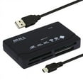 thumbnail image 5 of black  All In One Card Reader USB 2.0 SD Card Reader Adapter Support TF CF SD Mini SD SDHC MMC MS XD, 5 of 6
