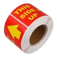 thumbnail image 1 of OULII Caution Sticker Red Shipping Label for Packages Adhesive for Moving and Packing, 1 of 8