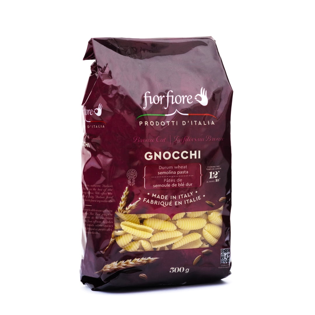 Fiorfiore bronze dyed 12.5% proteins Gnocchi Pasta, 500 g (17,6 oz) 12,5% proteins