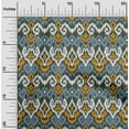 thumbnail image 1 of oneOone Polyester Lycra Fabric Diamond & Swirl Ikat Print Fabric By Yard 56 Inch Wide, 1 of 4