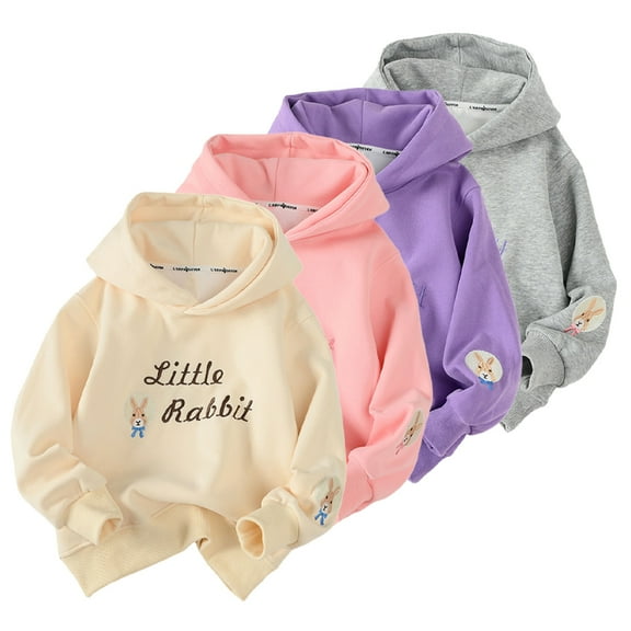 KYAIGUO 3-14Y Girls Boys Hoodies Sweatshirts Crewneck Long Sleeve Casual Sweatsuit Soft Spring Fall Pullover Tops Tracksuit Clothes for Toddler Baby Teen Kids