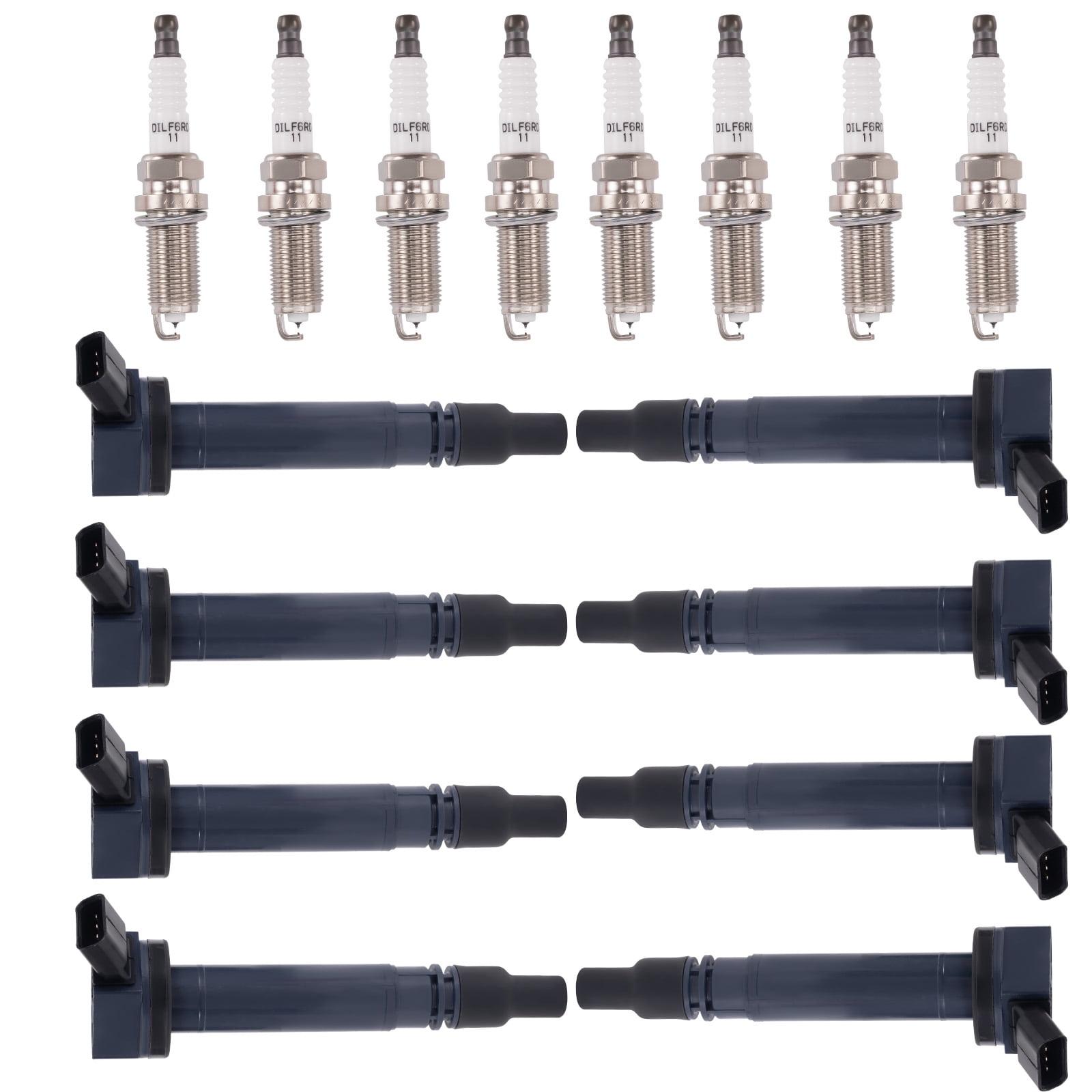 maXpeedingrods UF507 Set of 8 Ignition Coil and 8 Spark Plug Fit for Lexus GS300 GS350 GS450h IS250 IS300 IS350, Ignition Coil Kit Replaces UF630, 9091902250, 90919A2003