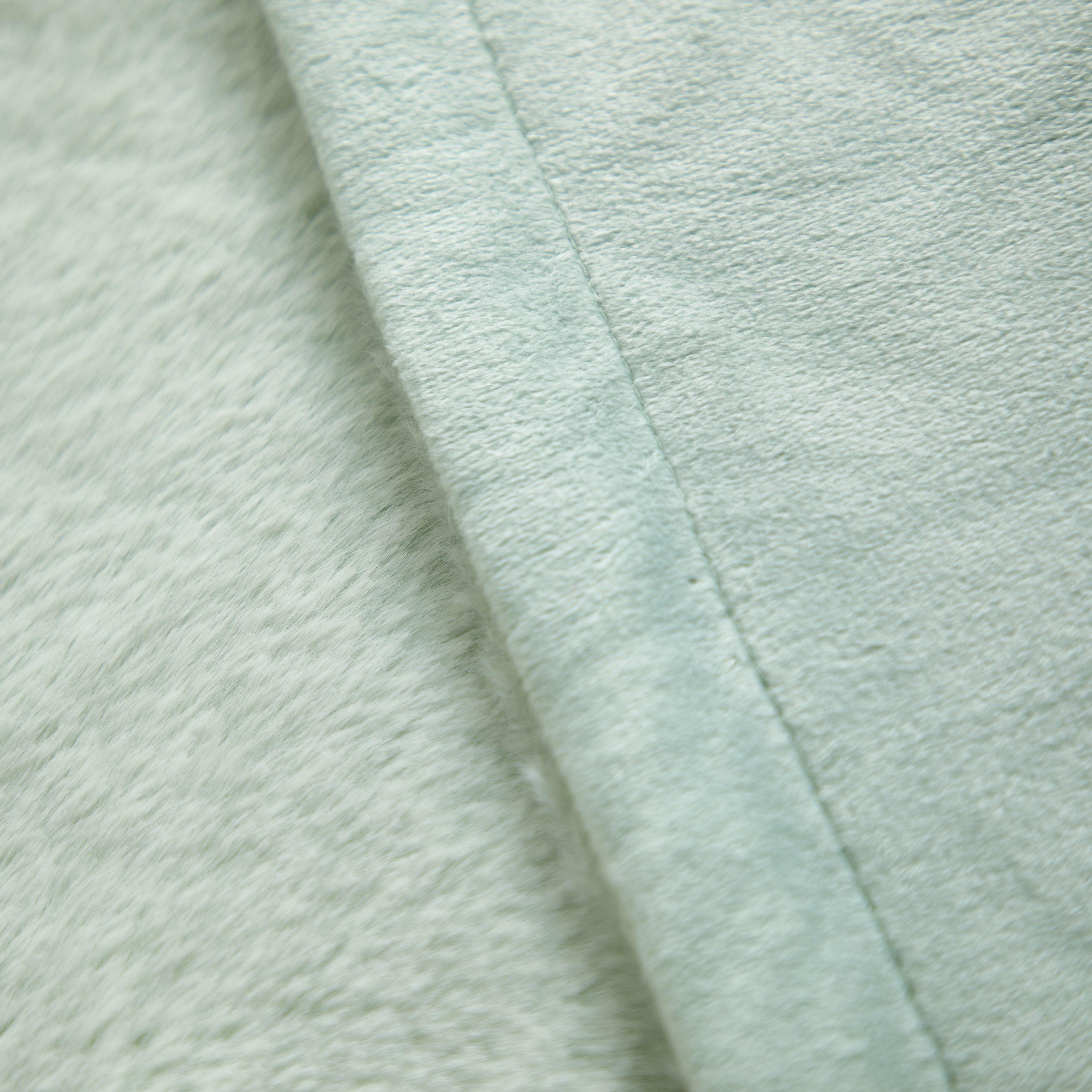 Cobija para Bebé Parent's Choice de 30 x 40 pulgadas, Pelo Sintético Reverso Teñido a Microfelpa, Verde 4